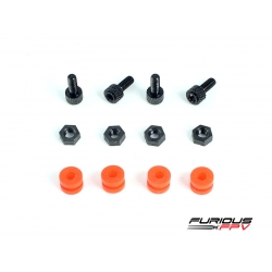Flight Controller CNC Dampening Set M3 - BLACK 
